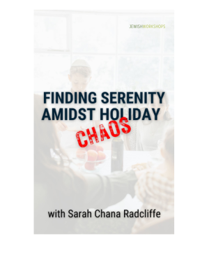 Finding Serenity Amidst Holiday Chaos with Sarah Chana Radcliffe cover image